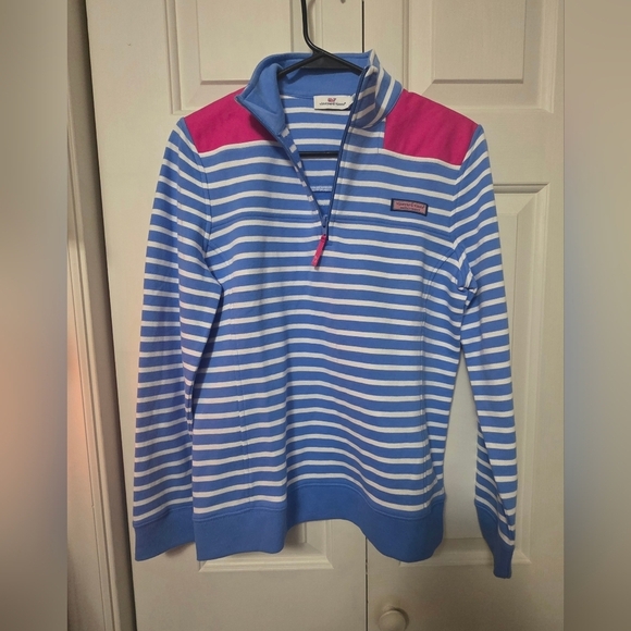 Tops - Vineyard Vines Nautical Stripe Shep Pullover Size Small